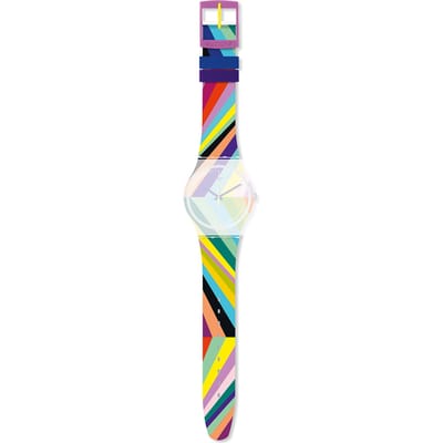 Swatch Plastic - Originals Large (41mm) SUO/SO29/SO32 ASUOW155 SUOW155 Psycadelic Horlogeband