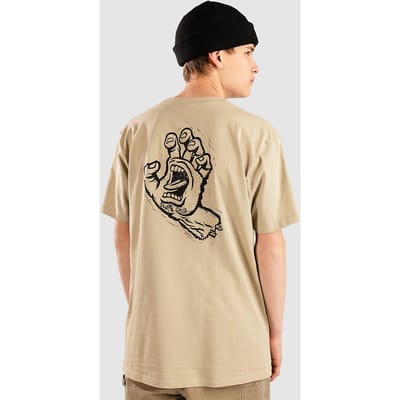 Santa Cruz Stamped Screaming Hand T-Shirt bruin