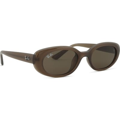 Ray-Ban RB4441D Bio Based 667711 gepolijste zwart grijze zonnebril met kleurverloop
