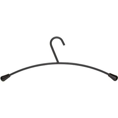 MAUL Kleerhanger 46.5 cm - zwart - metaal - 5 stuks - 46.5 x 2.4 x 18 cm