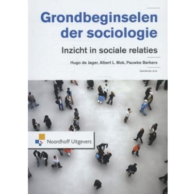 Grondbeginselen Der Sociologie - Hugo de Jager