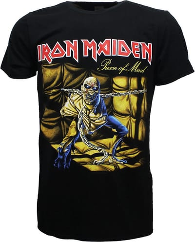 Iron Maiden Piece Of Mind T-Shirt - Officiële Merchandise - S