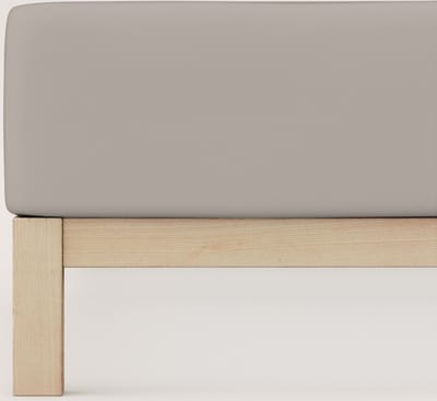 Schlafgut Pure Bio Katoen Jersey Hoeslaken L - 140x200 - 160x220 496 Sand Mid