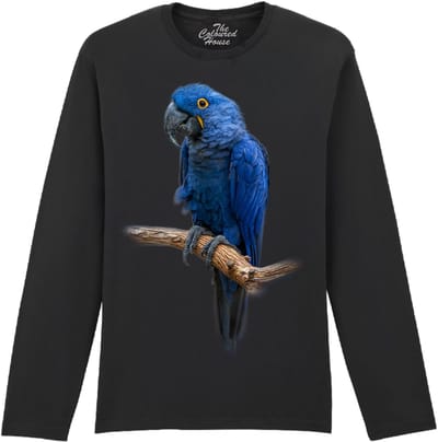Papegaai Blue Gem - Macaw The Coloured House Longsleeve T-shirt XXL