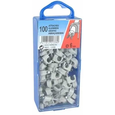 Reddy Clips 6mm Grijs 100st.