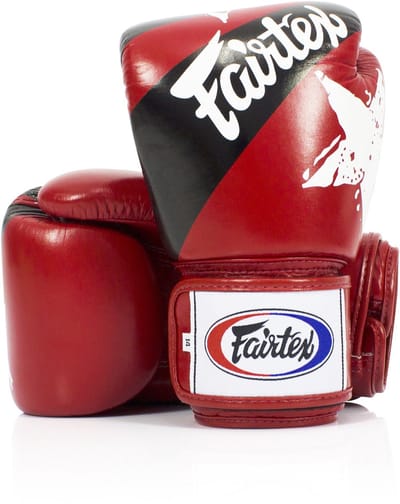 Fairtex BGV1 Nation - Bokshandschoenen - Rood - 16oz - Premium Leer