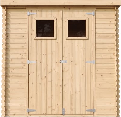 Timbela M311 - Houten tuinhuis - 2,22 m² - 142x204xH200 cm - zonder vloer