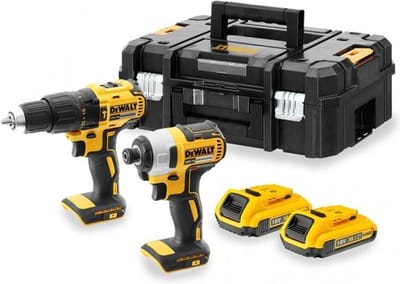 DeWalt DCK2060D2T 18V Li-Ion accu combiset (2x 2,0Ah accu) in TSTAK