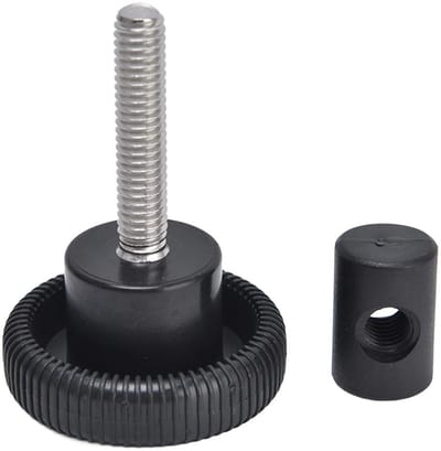 Dailygoody - Draaimoer en Knop - Vervanging zwembadpompdeksel - Kunststof - Klemhandknop - Geschikt voor Hayward SPX1600PN - 7 mm