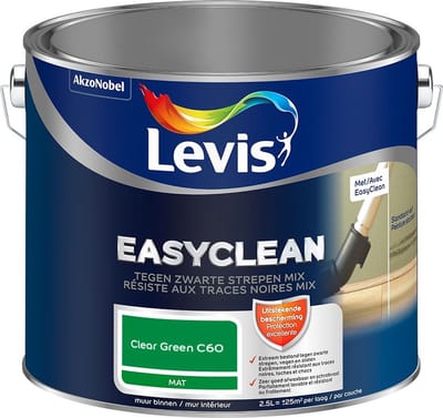 Levis - Easyclean Tegen Zwarte Strepen Mix - Clear Green C60 - Mengverf - 2,5 L