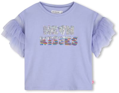 Billieblush - T-Shirt print - Blue - Maat 140