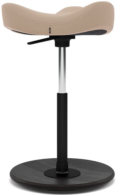 Varier Move zadelkruk, Beige/Zwart Tonal - ergonomisch