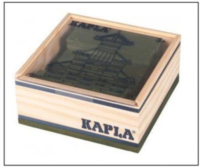 KAPLA - KAPLA Kleur - Constructiespeelgoed - Groen - 40 Plankjes