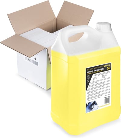 Rookvloeistof - BeamZ universele rookmachine vloeistof - 4x 5 liter - Geel