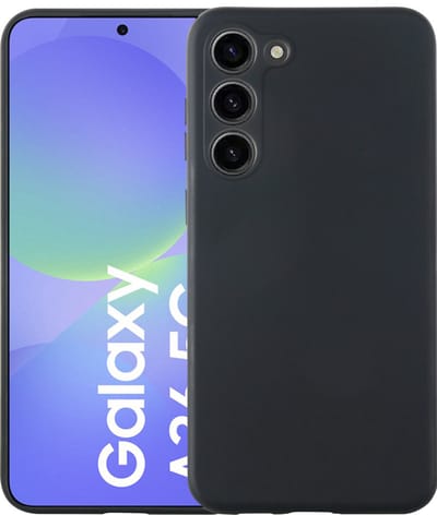 Hoesje geschikt voor Samsung Galaxy A36 hoesje zacht siliconen- Arara backcover - Zwart