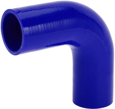 Dailygoods- Koelvloeistofslang 51 mm ID - Siliconen Slang - 90° Bocht - Blauw - Meerlaags Gevlochten - Temperatuurbestendig tot 300℃ - Siliconenslang