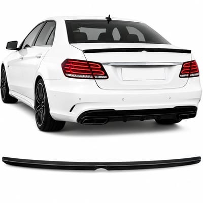 Kofferspoiler Compatibel met Mercedes E-Klasse W212 (2009-2016) – Glanzend Zwart