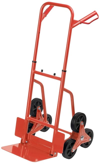 Inklapbare Steekwagen 120kg - Transporthulp met In hoogte Verstelbare Handgreep voor Trappen