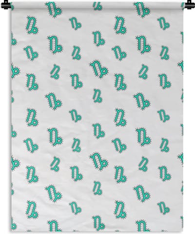 Wandkleed - Wanddoek - Steenbok - Design - Astrologie - 150x200 cm - Wandtapijt