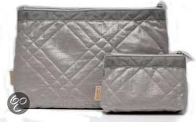 Karen Silver - Toilettasset-2 Delig - Zilver