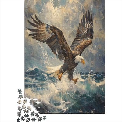Puzzel 1000 stukjes - Gezelschapsspel - Ontspanning thuis - Met bonusposter - 75x50 cm - Kleurenmix