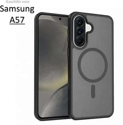 Brosendaal Hoesje - Geschikt voor Samsung Galaxy A57 – Mat Zwart – Telefoonhoesje – Ondersteunt Draadloos Opladen – Ultradun en maximale Valbescherming
