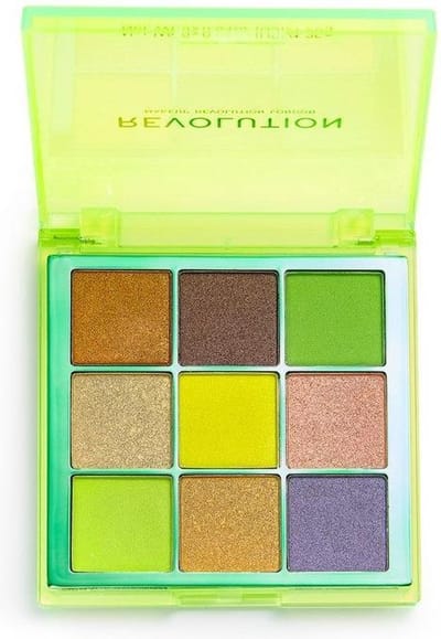 Makeup Revolution - Viva Neon Eyeshadow Palette - Neon Eye Shadow Palette 11.25G Up All Night