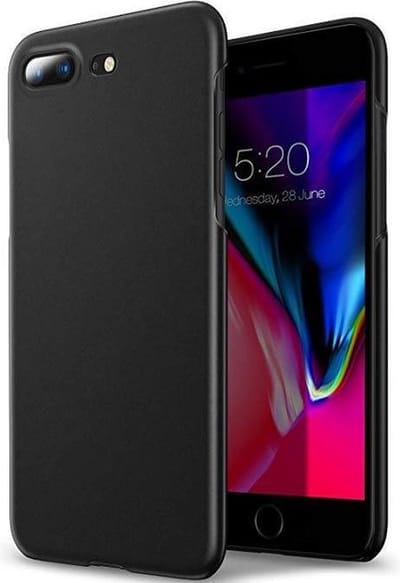 ShieldCase Ultra thin hoesje geschikt voor Apple iPhone 7 Plus case - hardcover - hardcase - stevig hoesje - optimale bescherming - zwart