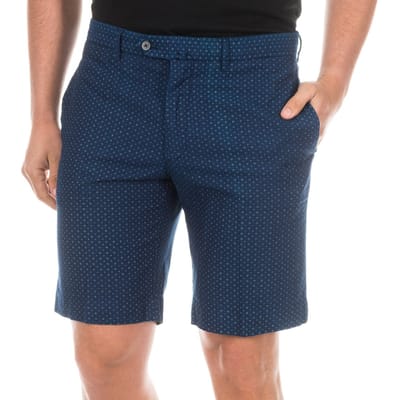 Recht gesneden denim herenbroek met zomen HM800752