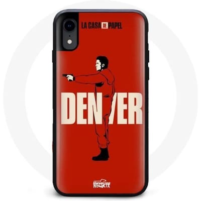 Coque - La Casa De Papel - Denver - Souple - Rouge - Design inspiré de la série