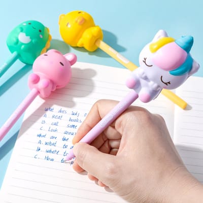 Lazy Stars Squishy doll gel pen - eenhoorn + konijn - 2 pcs