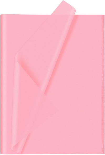 60 vellen roze tissuepapier bulk voor kunstgeschenkverpakking ambachten voor DIY Decor verjaardag vakantie meisjesfeest (50,8 x 36,8 cm)