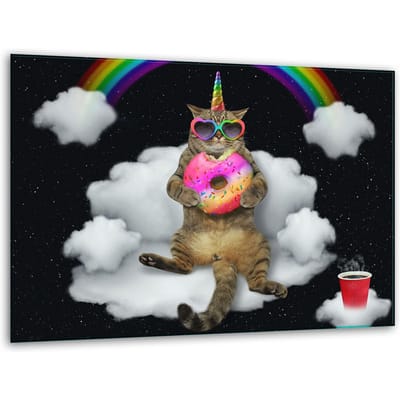 TMK ArtDeko - Snijplank - Glas - 40x30 cm - Kat