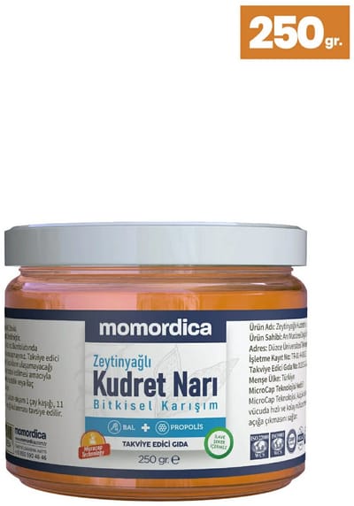 Momordica Kudret Narı (bittere meloen) Supplement met Olijfolie, Honing en Propolis – 250 gram