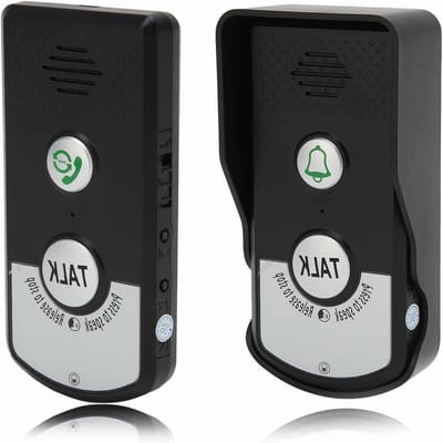 Draadloze Intercom Deurbellen voor Lange Afstanden - Waterdichte Slimme Deurbel voor Thuis, Hotel en Kantoor met IP54 Bescherming