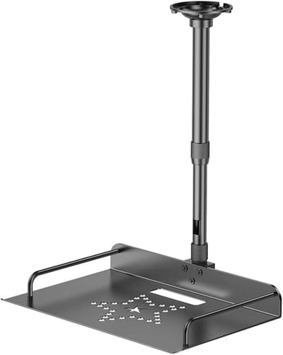 Projector Plafondbeugel - Beamer Ophanging - Thuisbioscoop Inrichting - In Hoogte Verstelbaar - 30-60 cm Uitschuifbaar - Zwart