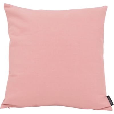 Gek op kussens! Sierkussen uni roze | 45 x 45 cm | katoen / polyester