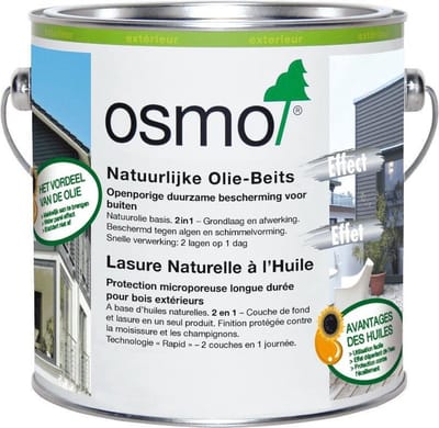 Osmo Natuurlijke Olie Beits Buiten - Agate-Zilver 1140 - 0.75 liter