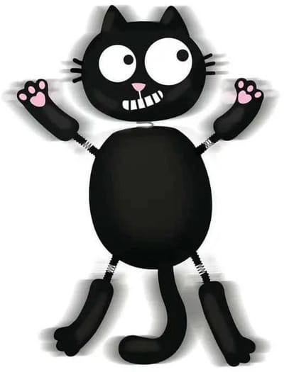 Ed the Cat Wiebelmagneet - Magneet