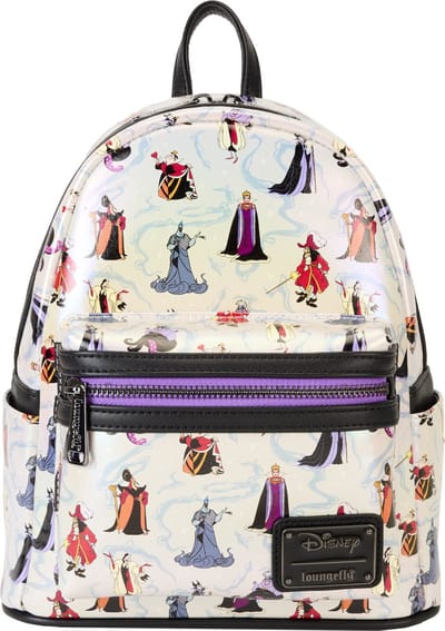 Loungefly - Disney Villains Mini Rugzak - Rugtas - Handbagage Backpack - Wit