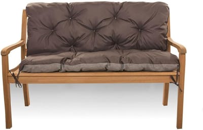 Bankkussen - Zitkussen - Comfortabel Zitten - Weerbestendig Materiaal - 170 x 50 cm - Bruin
