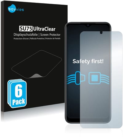 Savvies - Screenprotector voor Doogee X98 Pro - Folie Beschermfolie transparant 6 Stuks