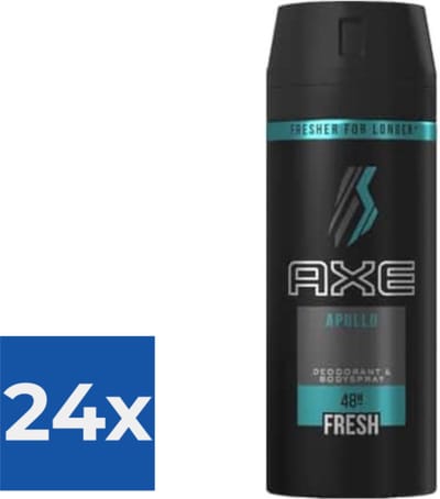 Axe Deospray - Apollo 150 ml - Voordeelverpakking 24 stuks