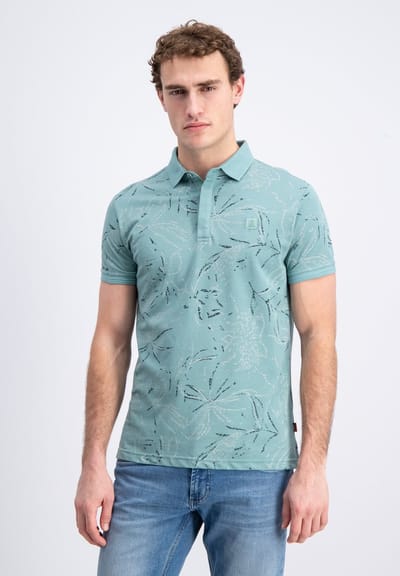 Gabbiano Poloshirt Brenzi 2365206 5888 Lagoon Green Mannen Maat - XL