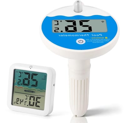 Digitale Zwembadthermometer - Drijvende, Draadloze en Waterdichte Temperatuurmeter voor Binnen- en Buitenzwembaden en Badkuipen