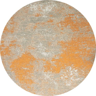 Rond Vintage vloerkleed - Grunge - Tapijten Woonkamer - Monarch - 110 ø