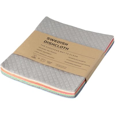 10 stuks Herbruikbare Doeken Keuken Afwasdoeken Cellulose Sponsdoek Schoonmaakdoek Ultra Absorberende Afwasdoeken voor het Afwassen beige