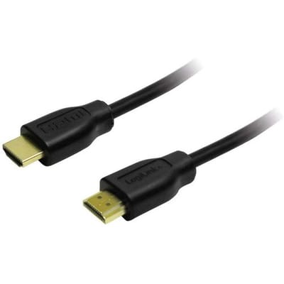 LogiLink CH0045 HDMI-kabel HDMI Aansluitkabel HDMI-A-stekker, HDMI-A-stekker 7.50 m Zwart 4K UHD