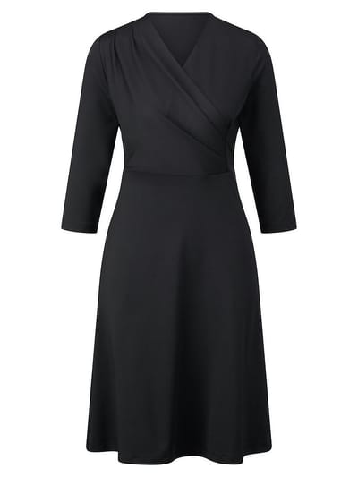 Jersey jurk Van St. Emile zwart