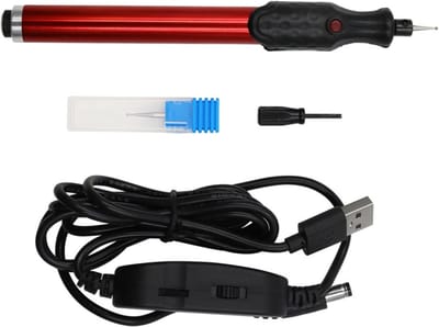 SnelShoppen - Draagbare Mini Elektrische Graveerpen met USB, Verstelbare Snelheid, Ideaal voor Graveren van Metaal, Hout, Glas en Sieraden